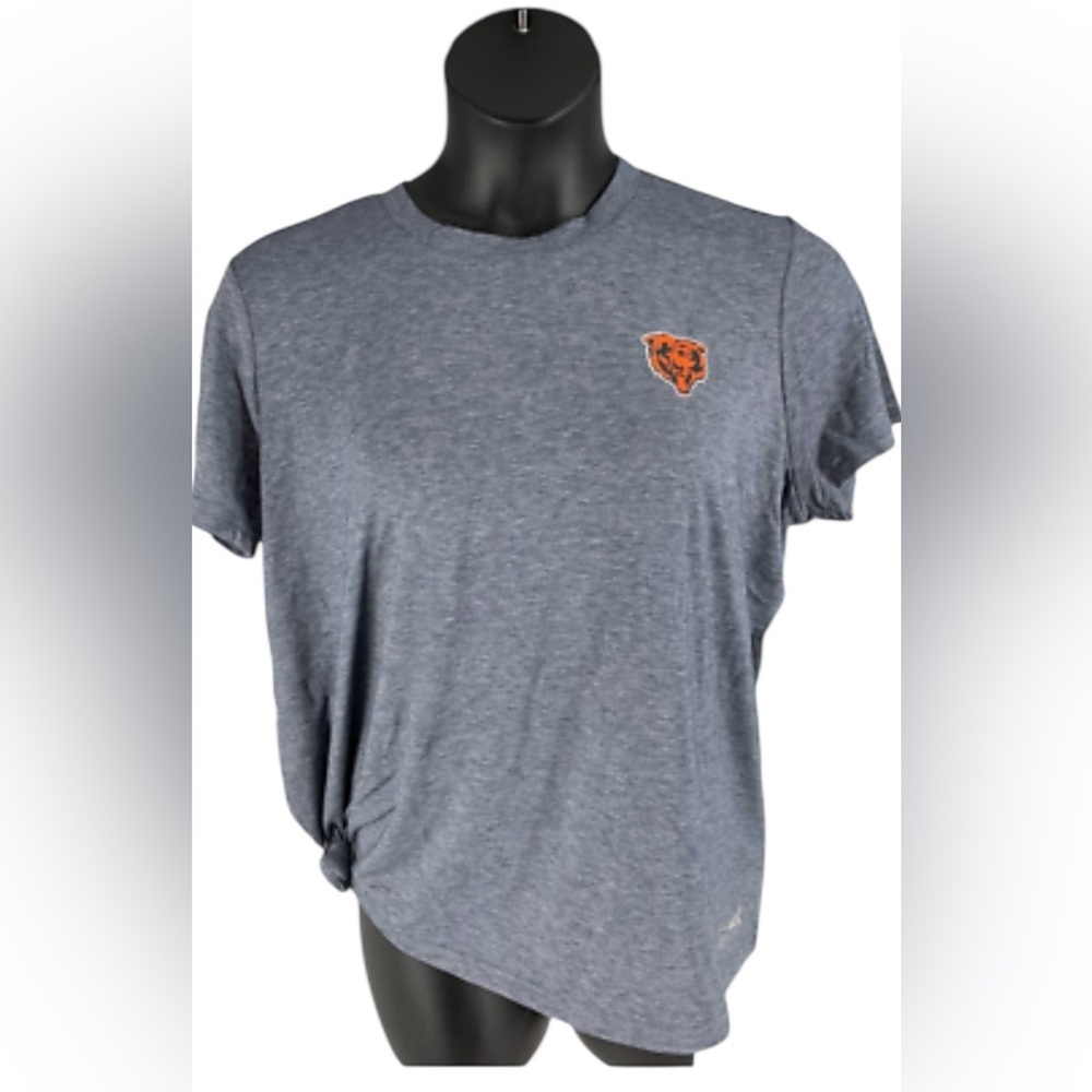 Chicago Bears Ladies NFL Round Neck Cap Sleeve Graphic T-Shirt